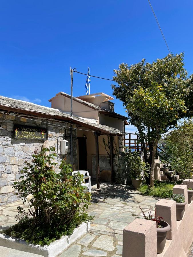 Double Studio Room In Mylopotamos With Beautifull View Tsagarada Exteriör bild