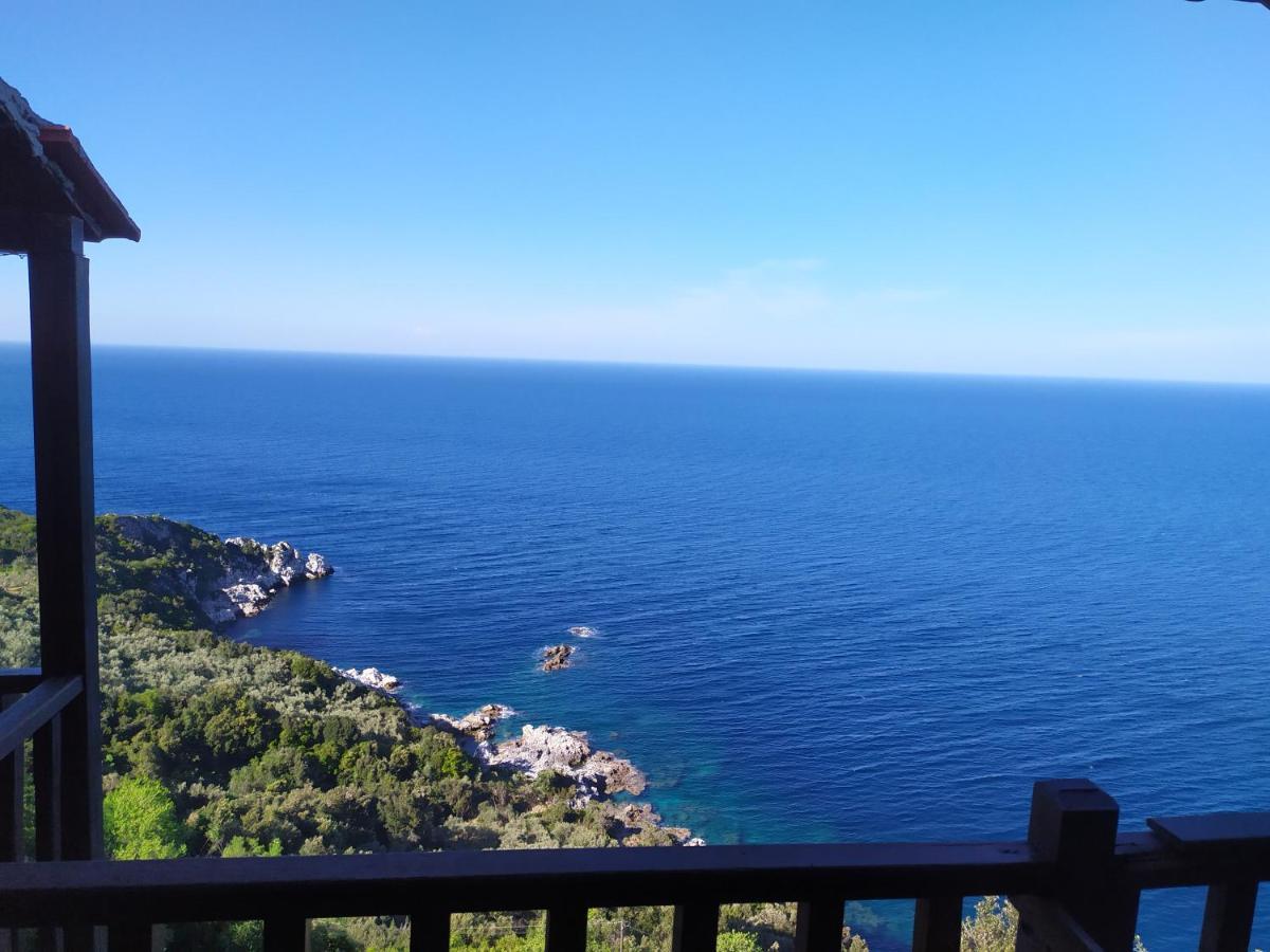 Double Studio Room In Mylopotamos With Beautifull View Tsagarada Exteriör bild